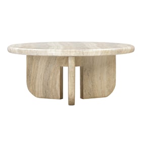 TOV Furniture Patrizia Travertine Concrete Coffee Table