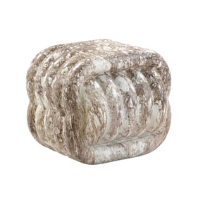 TOV Furniture Love Knot Grey Accent Stool