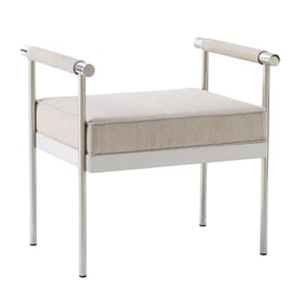 TOV Furniture Diva Cream Bench