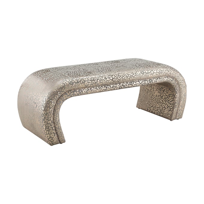 TOV Furniture Kenya Gold Leopard Bench TOV-OC6378