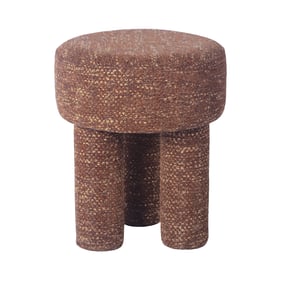 TOV Furniture Claire Brown Knubby Stool