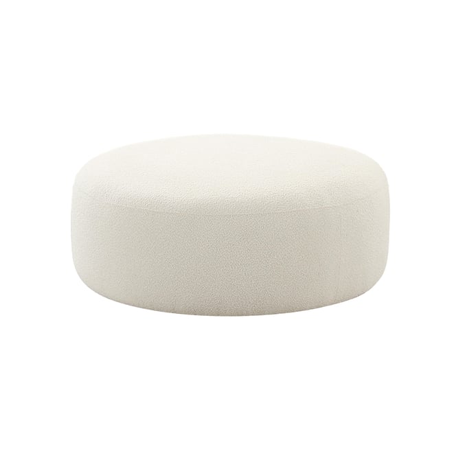 TOV Furniture Broohah Cream Ottoman TOV-OC68657