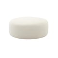 Broohah Cream Boucle Ottoman