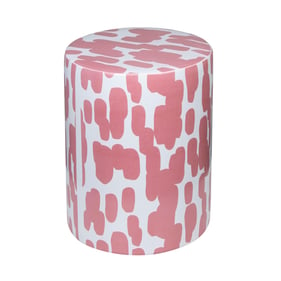 TOV Furniture Taurus Pink Ceramic Stool