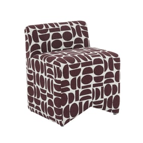 TOV Furniture Pippa Merlot Weave Stool