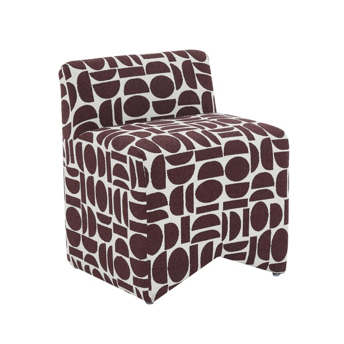 TOV Furniture Pippa Merlot Weave Stool TOV-OC68929