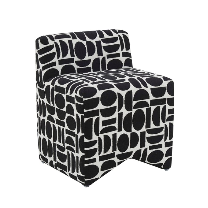 TOV Furniture Pippa Black Weave Stool TOV-OC68930