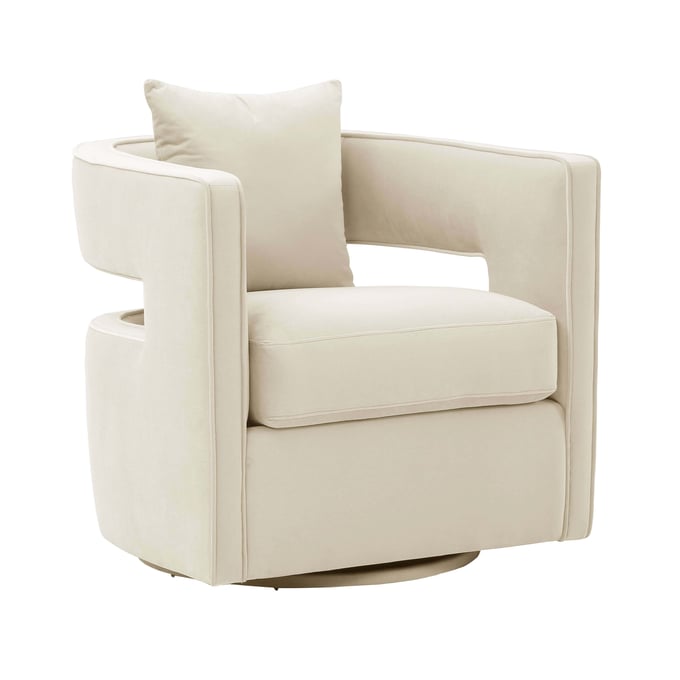 TOV Furniture Kennedy Cream Swivel Chair TOV-S44127