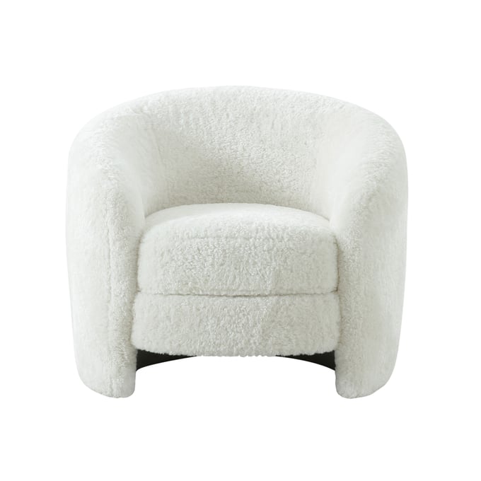 TOV Furniture Dakota White Armchair TOV-S44136