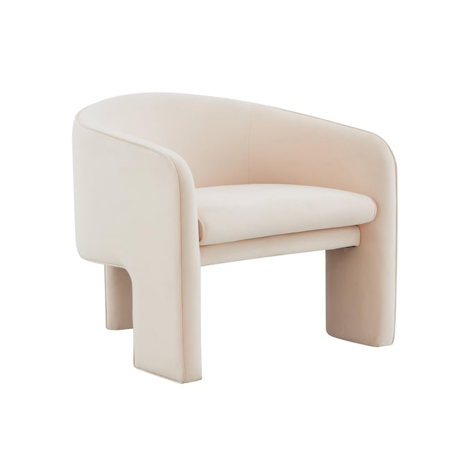 TOV Furniture Marla Peach Velvet Accent Chair TOV-S44185