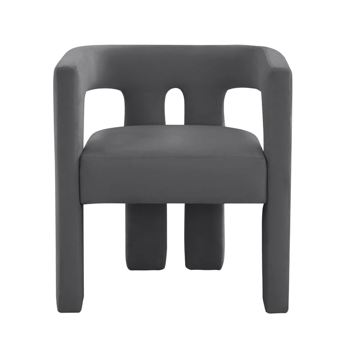 TOV Furniture Sloane Dark Grey Velvet Chair TOV-S44199