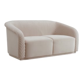 TOV Furniture Yara Beige Loveseat