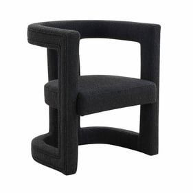 TOV Furniture Ada Black Boucle Chair