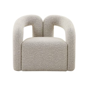 TOV Furniture Jenn Grey Boucle Accent Chair