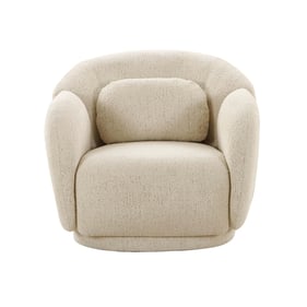 TOV Furniture Misty Cream Boucle Accent Chair