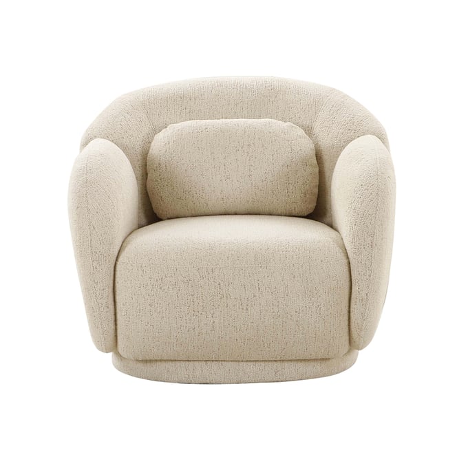 TOV Furniture Misty Cream Boucle Accent Chair TOV-S68615