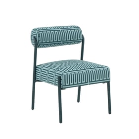 TOV Furniture Jolene Green and Teal Accent Chair