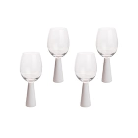 4 TOV Furniture Rose White Glasses