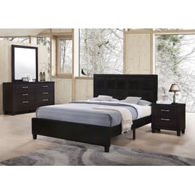 Titanic Furniture Harper Brown 4pc Bedroom Set With Queen Bed