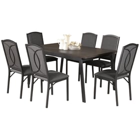 Titanic Furniture Xavier Grey 7pc Dining Room Set