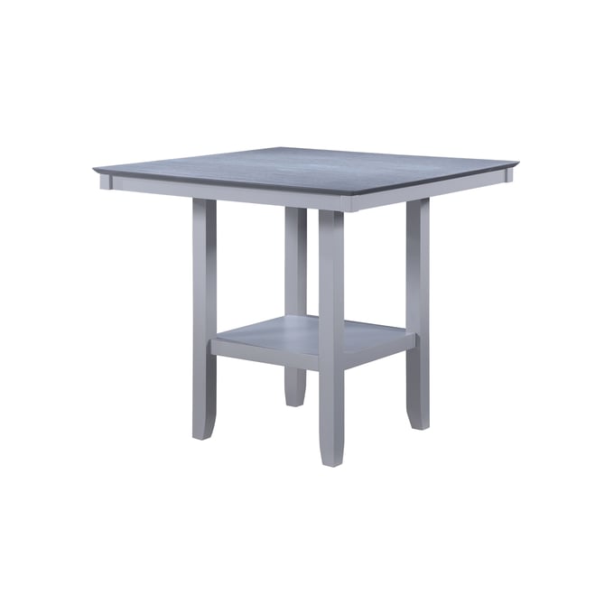 Titanic Furniture Adan Dark Grey Pub Height Table With Bottom Shelf TTNC-D579-T