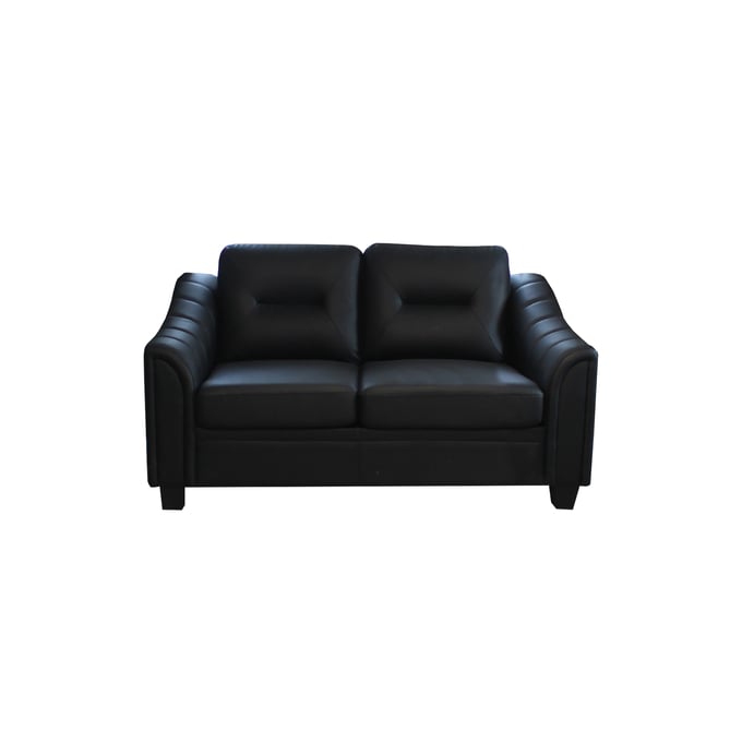 Titanic Furniture Sentinel Black Loveseat TTNC-L350-L