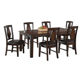 Vilo Home Industrial Tuscan Hills Brown 7pc Dining Set