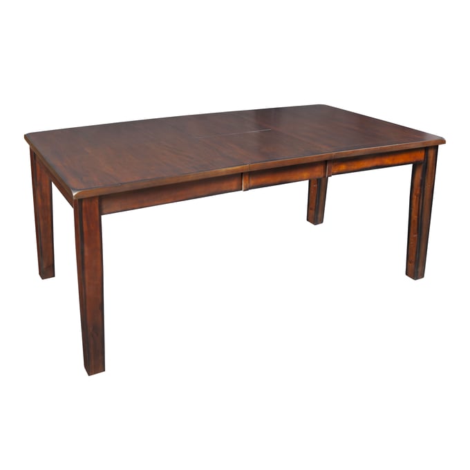 Vilo Home Industrial Tuscan Hills Brown 78 Inch Butterfly Leaf Dining Table VILO-1300