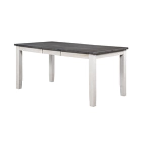 Vilo Home Industrial Saratoga White 2 Tone Counter Height Dining Table