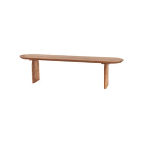 World Interiors Catalina Natural 70 Inch Dining Bench