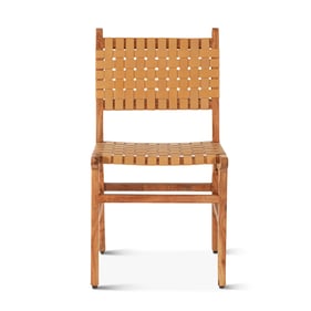 World Interiors Catalina Natural Leather Dining Chair