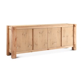 World Interiors Alpine Distressed Oak 80 Inch Buffet