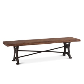 World Interiors Blayne Brown Live Edge Bench