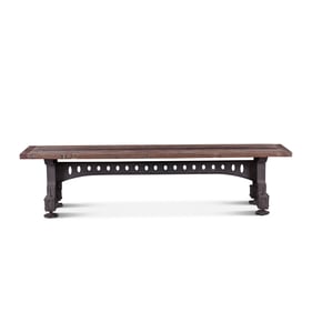 World Interiors Sterling Brown Bench