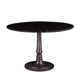 World Interiors Palm Desert Black Marble Dining Table