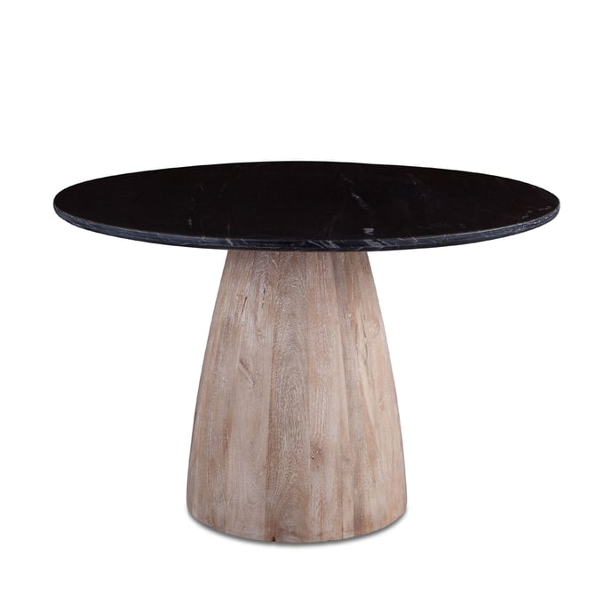 World Interiors Palm Desert Black Natural Dining Table WIF-ZWPDMODBA