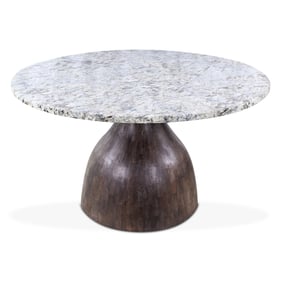 World Interiors Fargo White 54 Inch Round Dining Table