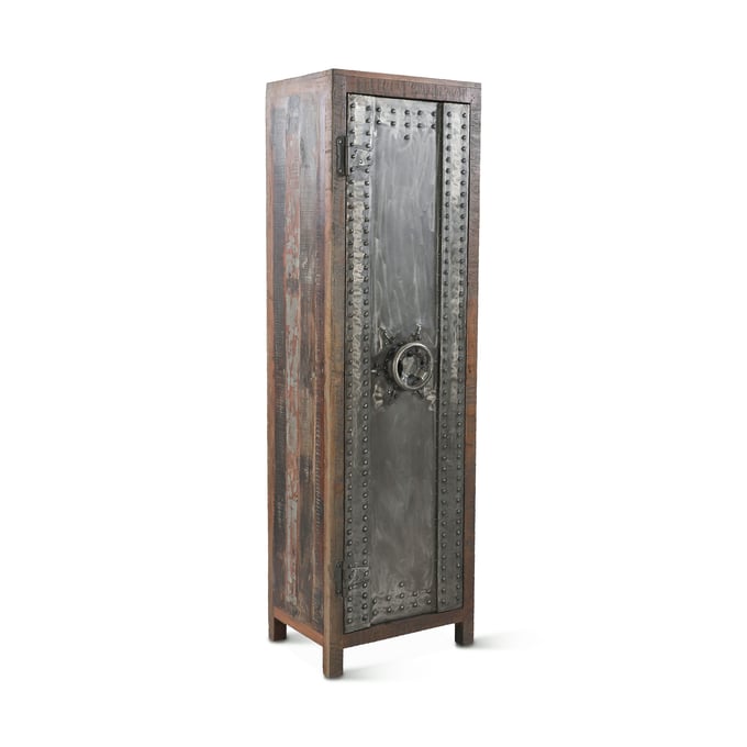 World Interiors Sterling Brown Tall Cabinet WIF-ZWWELTC70