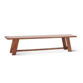 World Interiors Stavanger Brown 80 Inch Bench