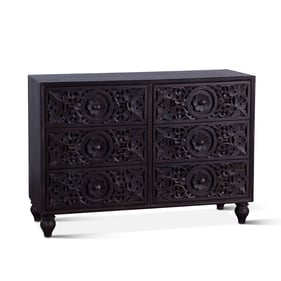 World Interiors Haveli Dark Brown Dresser