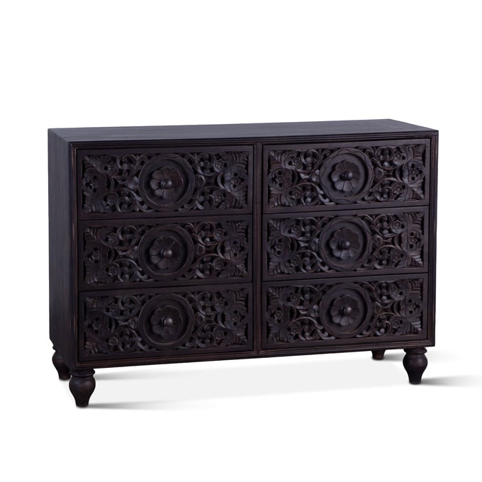 World Interiors Haveli Dark Brown Dresser WIF-ZWHVLDRVB