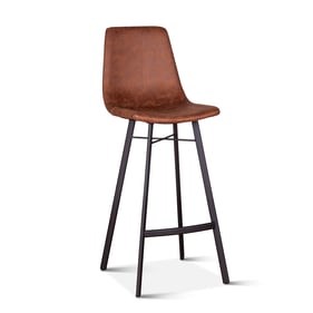 World Interiors Hudson Brown Bar Chair