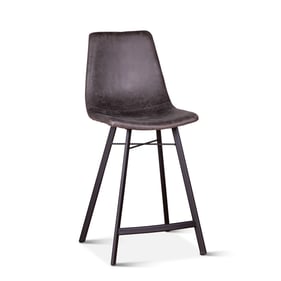 World Interiors Hudson Charcoal Counter Chair