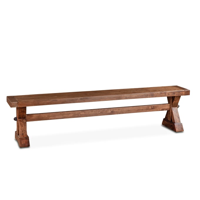 World Interiors Grassroots Brown Aspen Bench WIF-ZWASPBN82EA