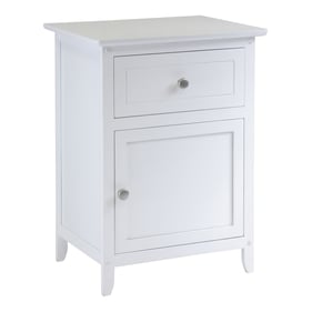 Winsome Eugene White Wood Accent Night Stand