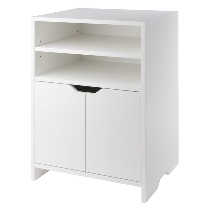 Winsome Nova White 2 Shelf Accent Table WNS-10419