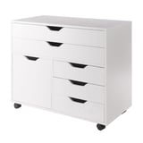 Winsome Wood Halifax White 7 Drawer Storage Cabinet 10792