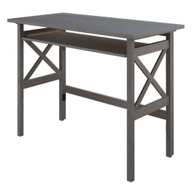 Winsome Xander Oyster Gray Wood Foldable Desk