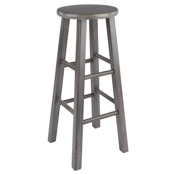 Winsome Ivy Oyster Gray Wood Bar Stool WNS-16230