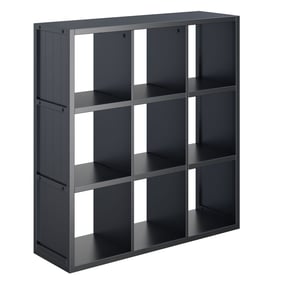 Winsome Timothy Black Wood Cube Bookcase